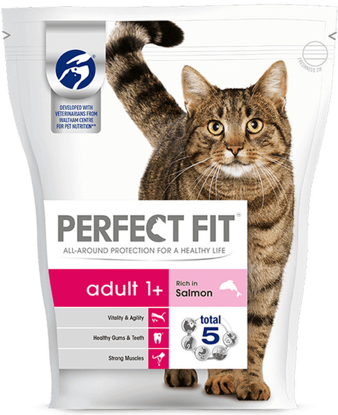 Perfect Fit 354729 750г Для взрослых Salmon сухой корм для кошек