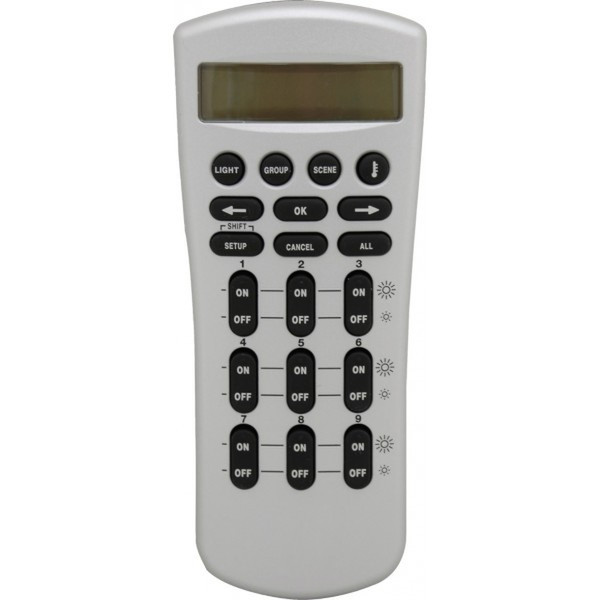 Interlogix IS-ZW-RC-1 Z-Wave Нажимные кнопки Серый пульт дистанционного управления