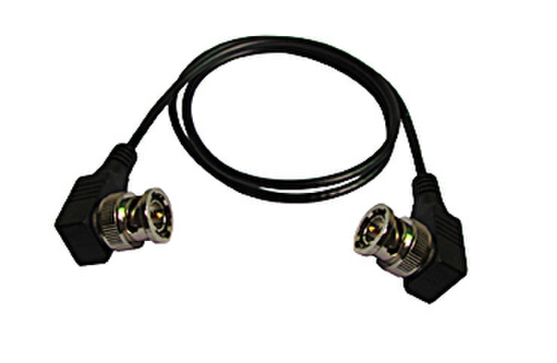 FOLKSAFE FS-BNC100-C 1м BNC BNC Черный коаксиальный кабель