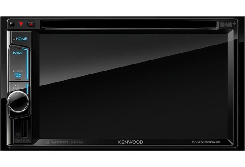 Kenwood Electronics DNX5170DABS Fixed 6.2Zoll LCD Touchscreen Schwarz Navigationssystem