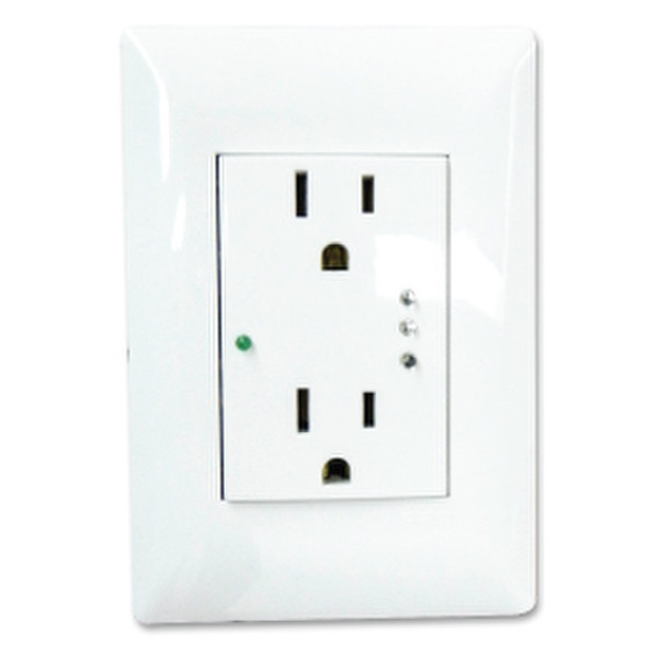 Total Ground Inteliground White switch plate/outlet cover
