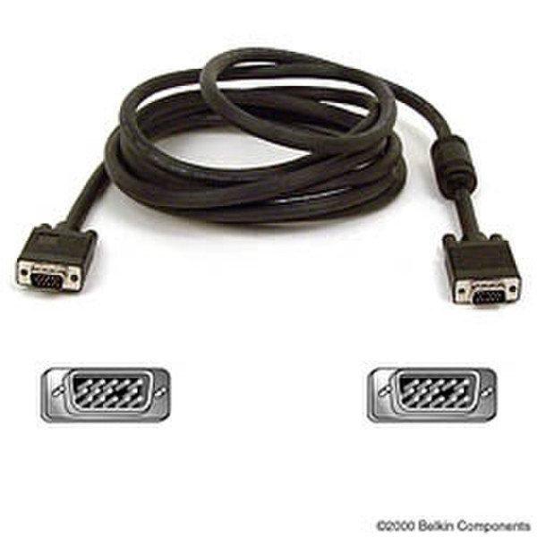 Belkin Pro Series High Integrity VGA/SVGA 3m VGA (D-Sub) VGA (D-Sub) Black VGA cable