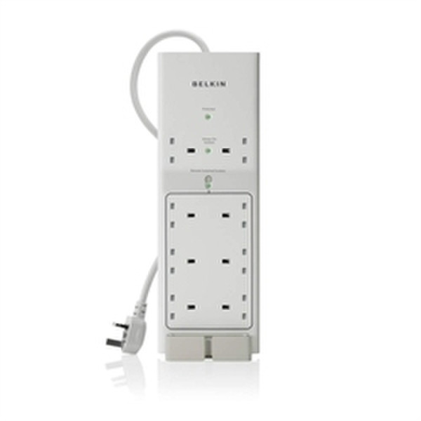 Belkin Conserve Energy Saving 8розетка(и) 250В 2м Белый сетевой фильтр