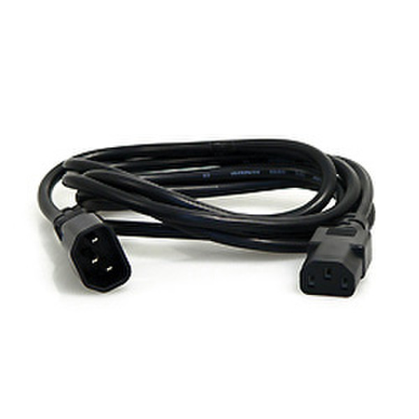 Belkin Computer AC Power Extension Cable 2м Черный кабель питания