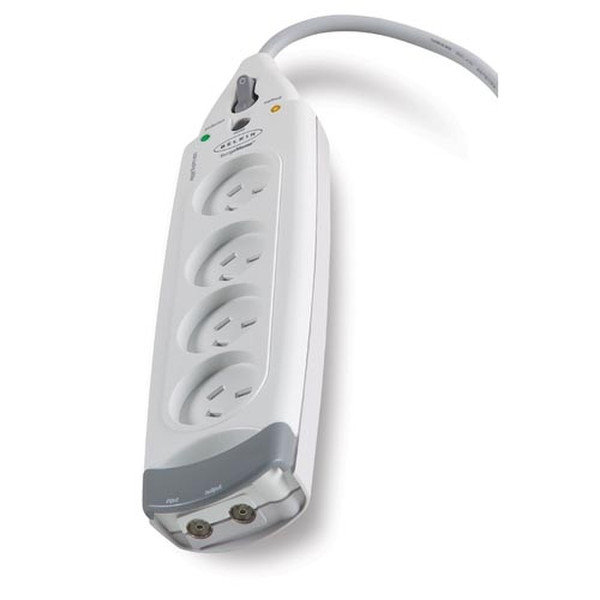 Belkin Essential Series 4-Outlet (2m cord) / Ariel protection 4AC outlet(s) 2m Weiß Spannungsschutz