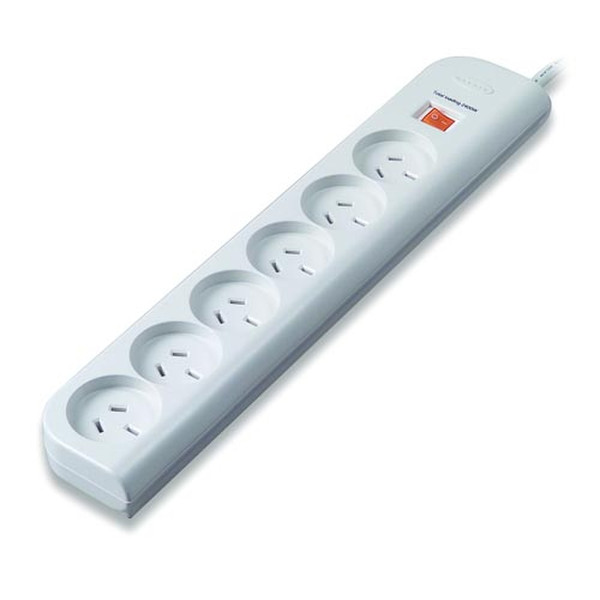 Belkin 6-Outlet Economy Surge Protector 6AC outlet(s) 2m Weiß Spannungsschutz