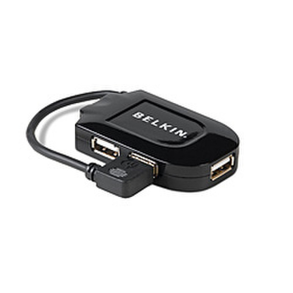 Belkin USB 1.1 4 Port Hub 12Mbit/s Black interface hub