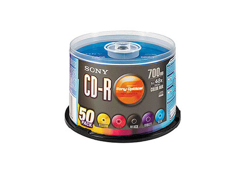 Sony 50CDQ80SX1 CD-R 700MB 50Stück(e) CD-Rohling