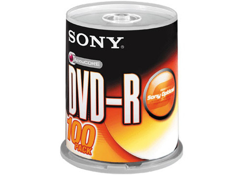 Sony 100DMR47S3 4.7ГБ DVD-R 100шт чистый DVD