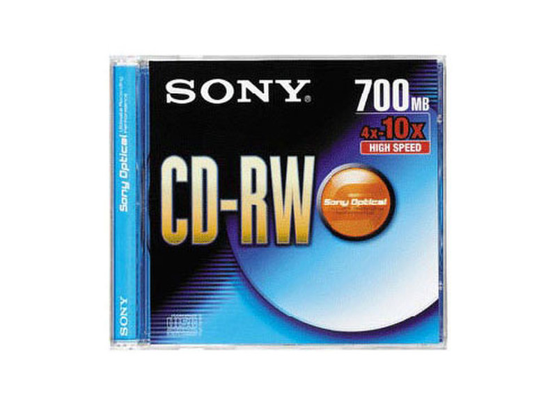 Sony CDRW700SHS CD-RW 700МБ чистые CD