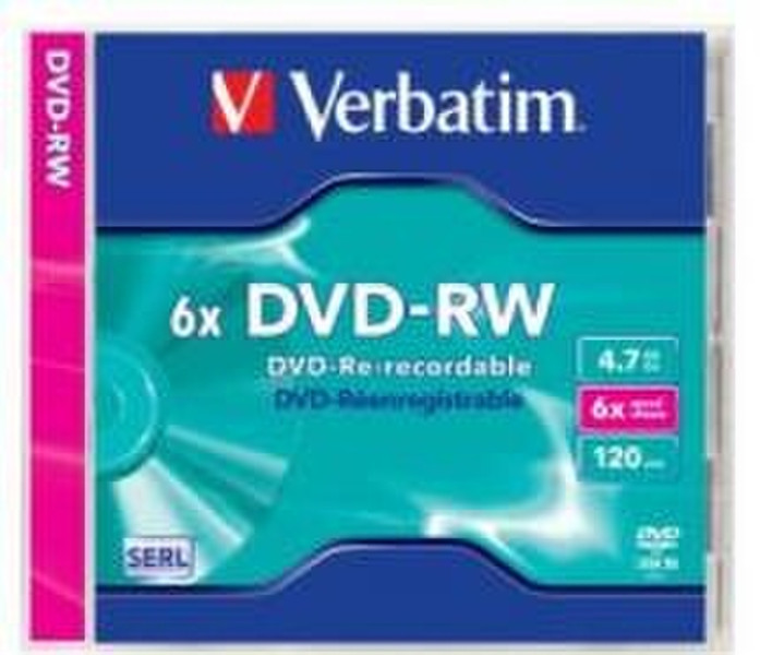 Verbatim DVD-RW 4.7GB DVD-RW 1Stück(e)