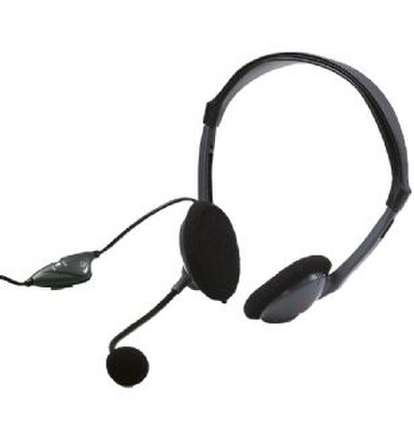 Verbatim Headset Deluxe Стереофонический Черный гарнитура