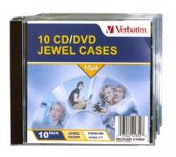Verbatim CD/DVD Jewel Cases 1discs Transparent