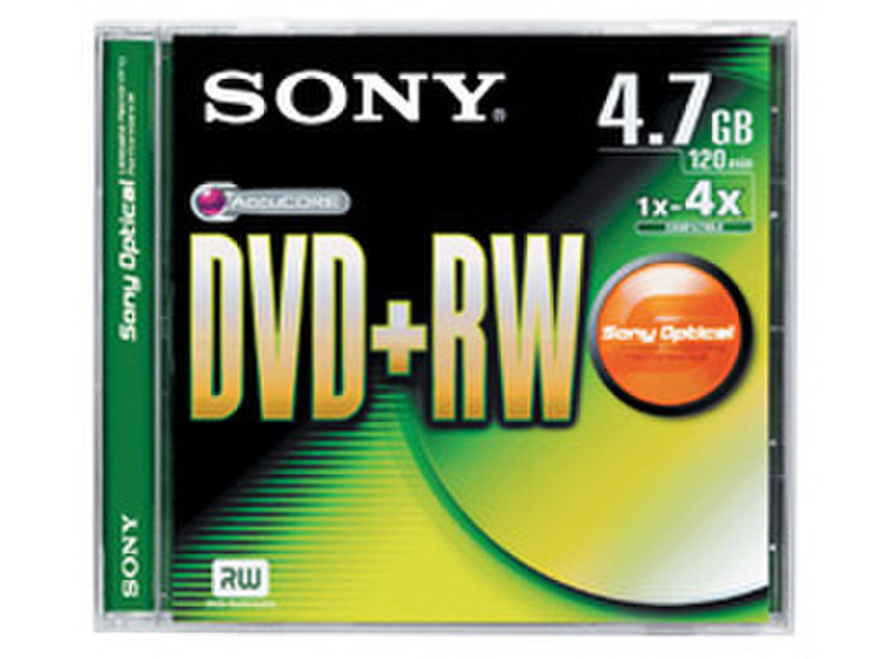 Sony DPW47S1 4.7GB DVD+RW blank DVD