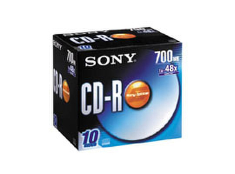 Sony CD-R Data Storage Media CD-R 700MB 10pc(s)