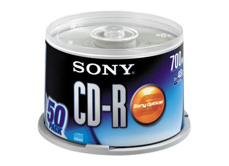 Sony 50CDQ80S1 CD-R 700МБ 50шт чистые CD