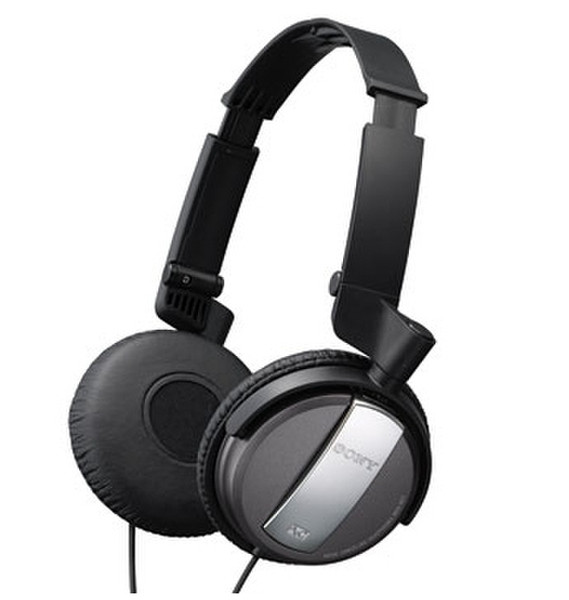 Sony MDR-NC7 Ohraufliegend Kopfband Schwarz, Silber Kopfhörer