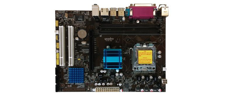QUADRO G41M-45C Intel GM45 LGA 775 (Socket T) Motherboard