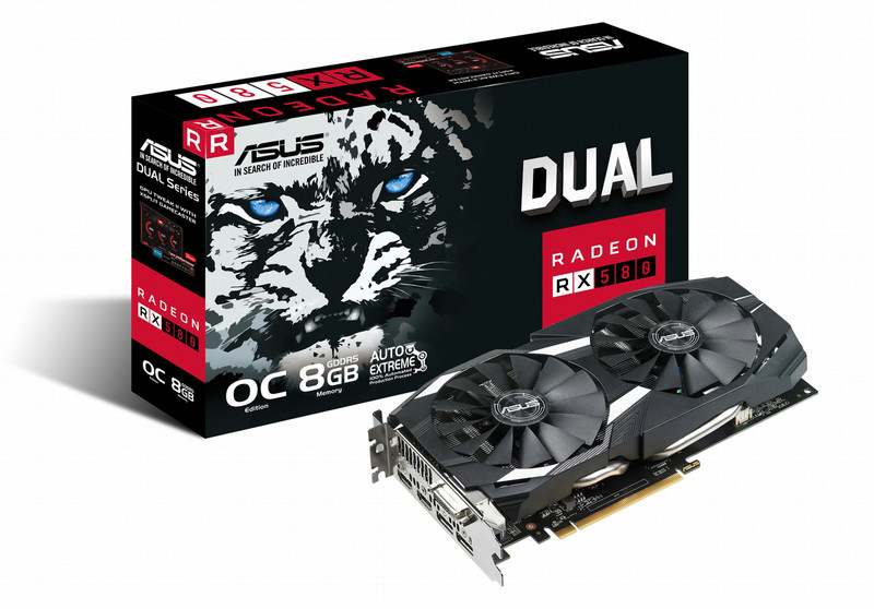 ASUS DUAL-RX580-O8G Radeon RX 580 8GB