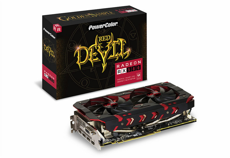 PowerColor Red Devil Golden Sample Radeon RX 580 Radeon RX 580 8ГБ GDDR5