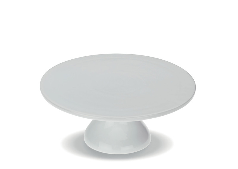 Kela 16946 Porcelain White Round Dessert plate serving platter/dish