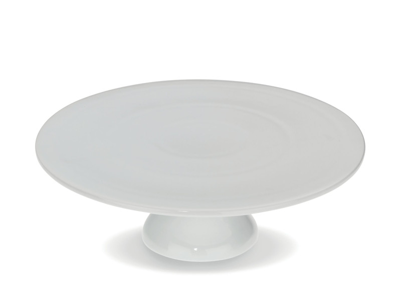 Kela 16947 Porcelain White Round Dessert plate serving platter/dish