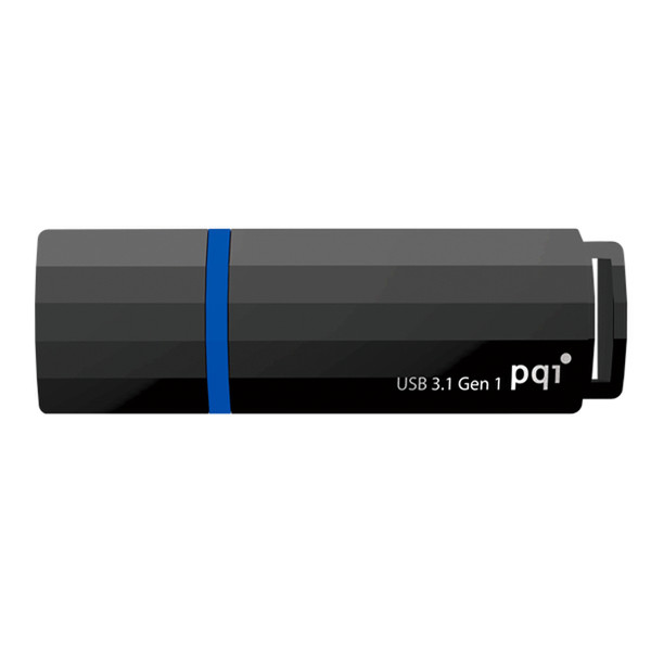PQI U179V 128GB, USB 3.1 128ГБ USB 3.0 (3.1 Gen 1) Тип -A Черный, Синий USB флеш накопитель