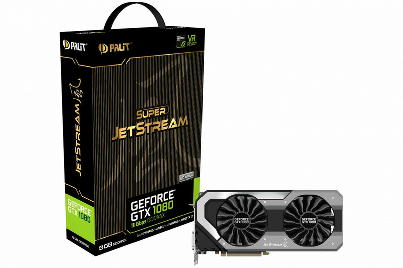 Palit GeForce GTX 1080 OC Super JetStream GeForce GTX 1080 8ГБ GDDR5X