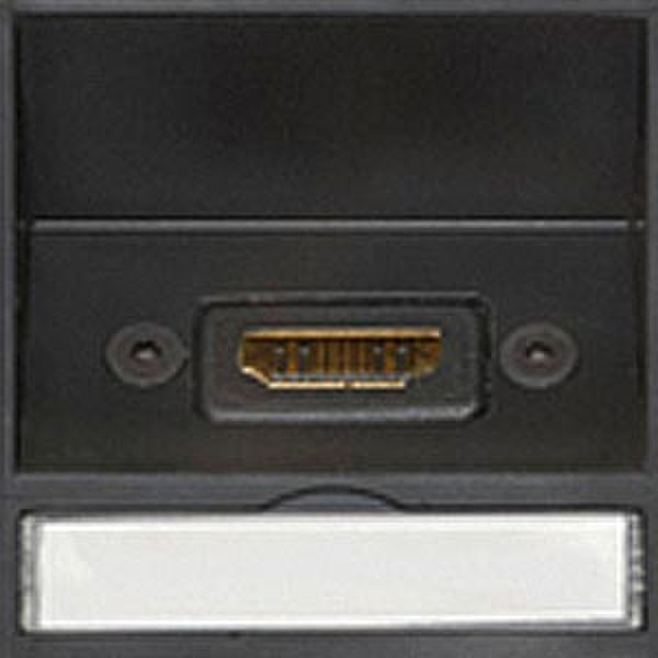 Kindermann 7443000540 HDMI Black socket-outlet