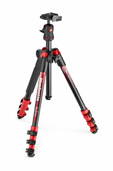 Manfrotto MKBFRA4RD-BH Digital/film cameras 3leg(s) Black,Red tripod