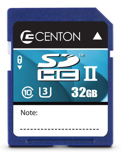Centon S1-SDHUII-32G 32GB SDHC UHS-II Class 10 memory card
