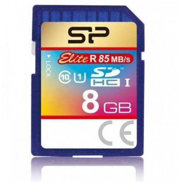 Silicon Power 8GB SDHC 8GB SDHC UHS-I Klasse 10 Speicherkarte