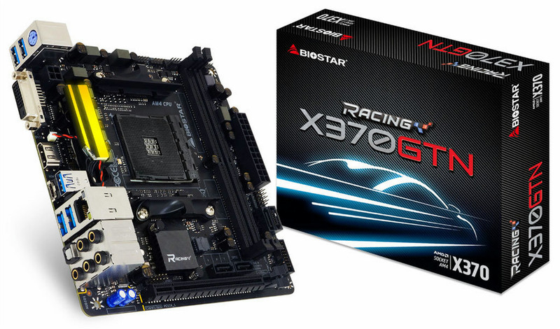 Biostar X370GTN AMD X370 Socket AM4 motherboard