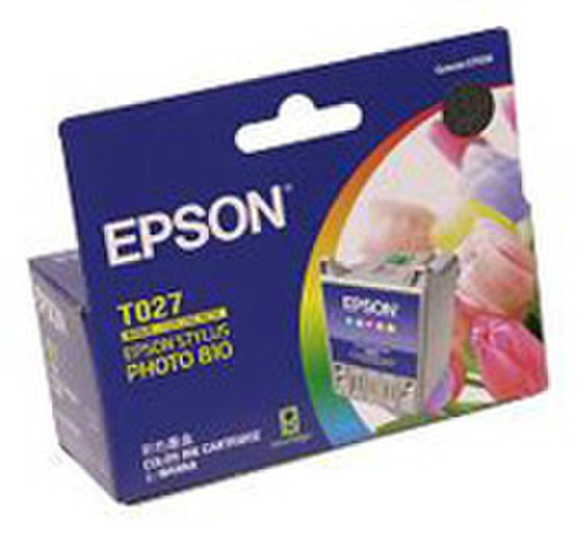 Epson T027 cyan,magenta,yellow ink cartridge