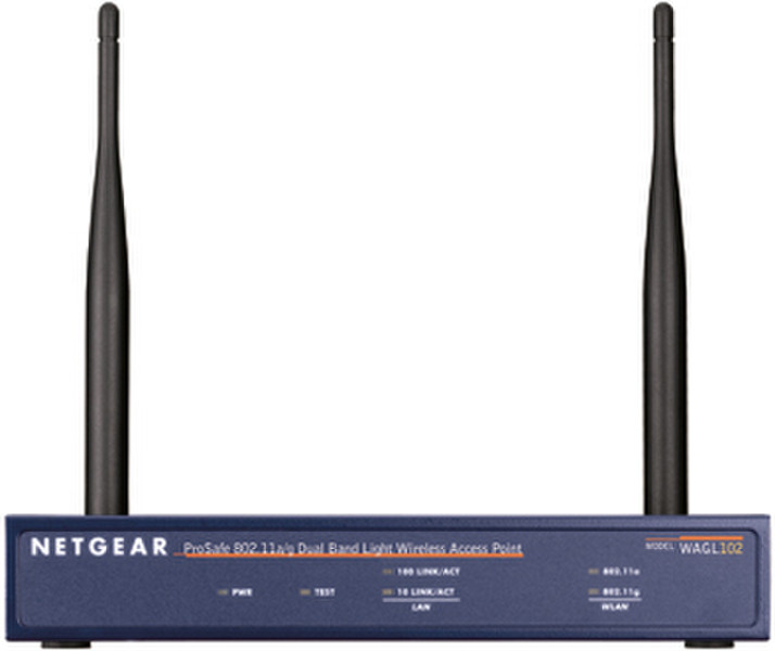 Netgear ProSafe Dual Band Light Wireless Access Point 108Мбит/с Power over Ethernet (PoE) WLAN точка доступа