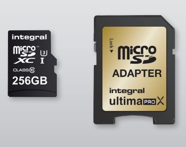 Integral UltimaPro X 256GB MicroSDXC UHS-I Class 10 memory card