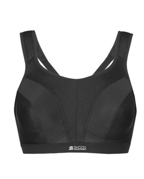 Shockabsorber Active D+ Classic Support 34E Full coverage Wirefree Black brassiere