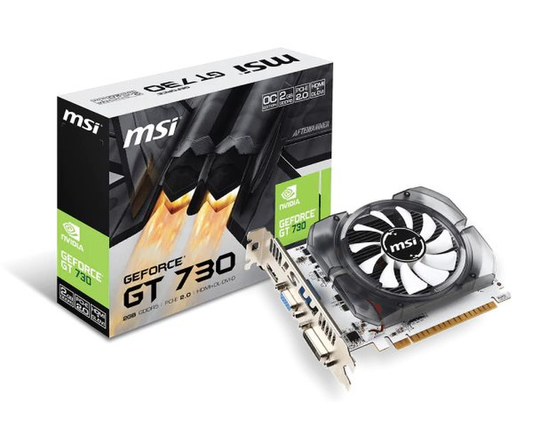 MSI Geforce GT 730 GeForce GT 730 2ГБ GDDR5