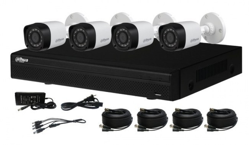 Dahua Europe KIT4104HS3-HFW1000R3 Wired 4channels video surveillance kit