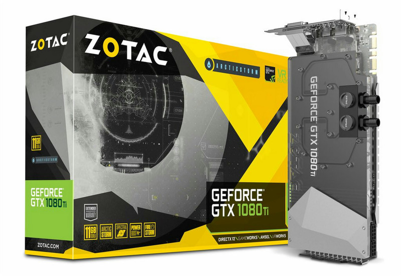 Zotac GeForce GTX 1080 Ti ArcticStorm GeForce GTX 1080 Ti 11ГБ GDDR5X