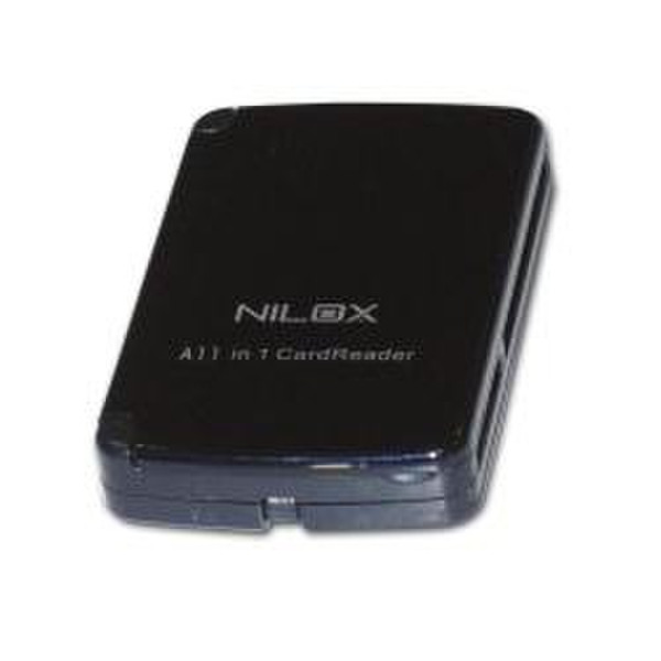 Nilox 10NXCR0805001 USB 2.0 Black card reader