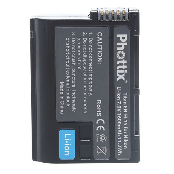 Phottix EN-EL15 Lithium-Ion 1600mAh 7V rechargeable battery