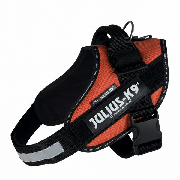 Julius-K9 14849 M-L Черный, Оранжевый Собака Vest harness шлейка для домашнего животного