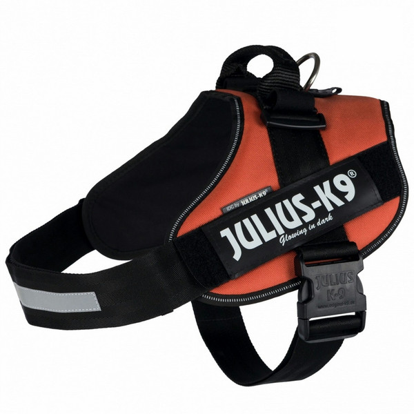 Julius-K9 14879 Черный, Оранжевый Собака Vest harness шлейка для домашнего животного