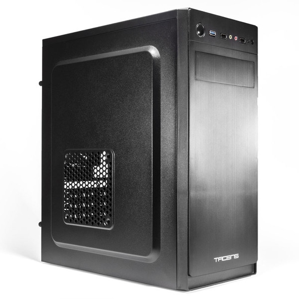 Tacens MAGISTER Midi-Tower Schwarz Computer-Gehäuse