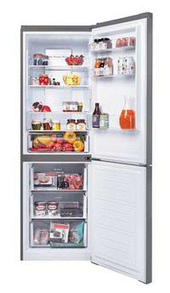 Candy CCPN 6184IX Freestanding A++ Stainless steel fridge-freezer
