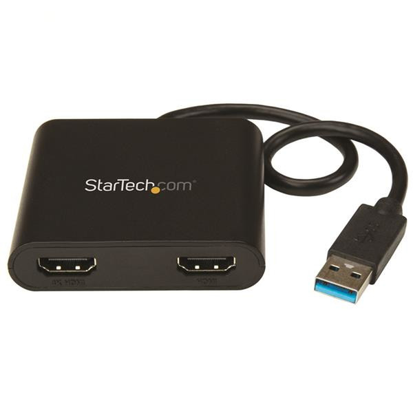 StarTech.com USB32HD2 Черный USB графический адаптер