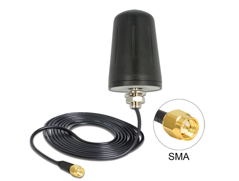 DeLOCK 89533 Omni-directional antenna SMA Netzwerk-Antenne
