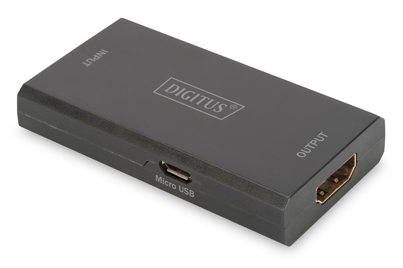 Digitus DS-55900-2 AV repeater Schwarz Audio-/Video-Leistungsverstärker