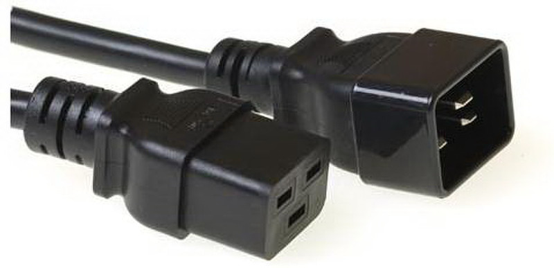 Microconnect PE141540 4м Разъем C20 Разъем C19 Черный кабель питания